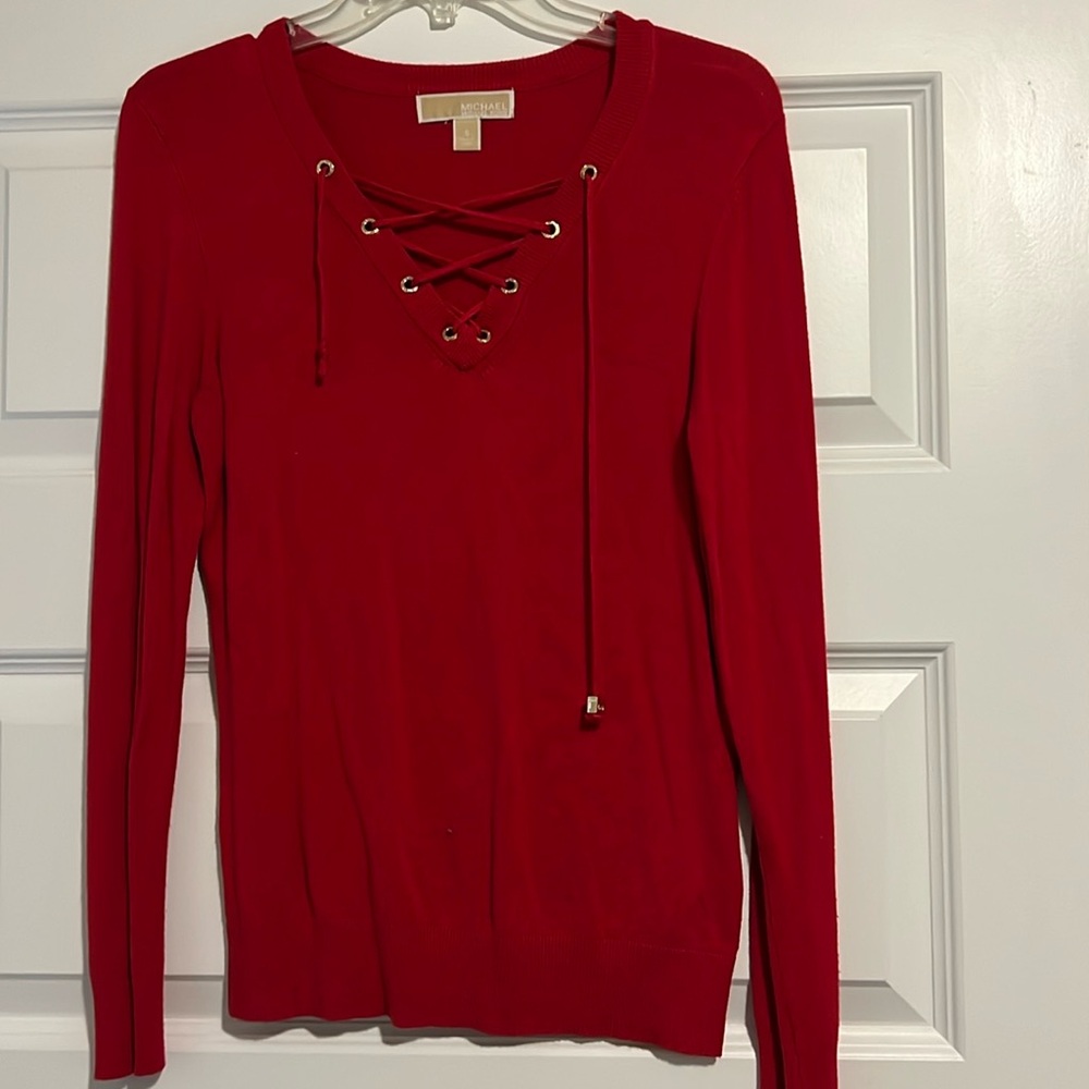 Michael Kors blouse in red